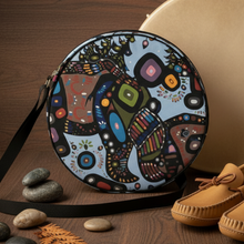 Load image into Gallery viewer, Bear Drum Bag &amp; Yaronta Moccasins