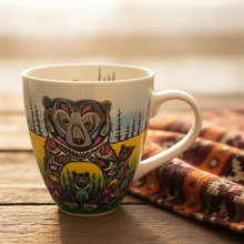 Load image into Gallery viewer, Bear Medicine Mug with Aztec Cloth