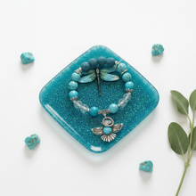 Load image into Gallery viewer, Bracelet on Dragonfly Tray Flat Lay