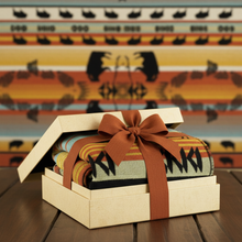 Load image into Gallery viewer, NEW Woven Blanket - Buffaloes