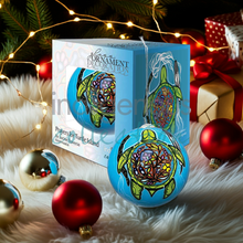 Load image into Gallery viewer, New Indigenous Glass Ornaments - Prayers for Turtle Island