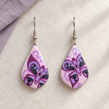 Load image into Gallery viewer, Celebration of Life earrings stone tabletop flat lay