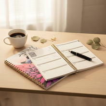 Load image into Gallery viewer, Desk scene with open planner