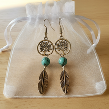 Load image into Gallery viewer, Earrings on organza gift bag