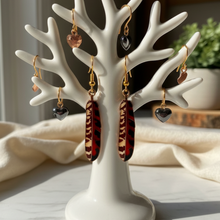 Load image into Gallery viewer, Earrings on white tree of life - square