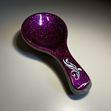 Load image into Gallery viewer, Fancy Feather Spoon Rest in Violet