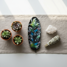 Load image into Gallery viewer, Feather Tray - Boho Centrepiece