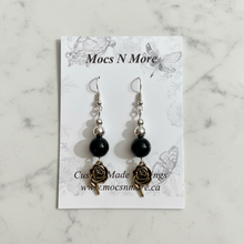 Load image into Gallery viewer, Flat lay showing both earrings