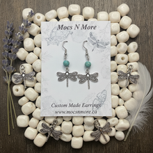 Load image into Gallery viewer, Flat lay showing both earrings