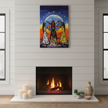 Load image into Gallery viewer, Full Moon Ceremony plaque above fireplace