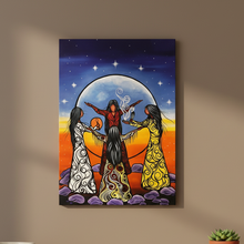 Load image into Gallery viewer, Full Moon Ceremony plaque in entryway