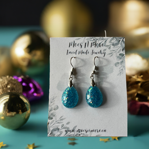 Mocs N More Earrings - Turquoise Teardrop