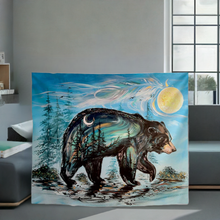 Load image into Gallery viewer, New Fleece Blanket - A Bear&#39;s Journey