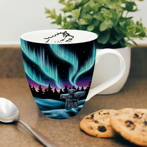 18 Oz - Signature Mugs - Sky Dance Inukshuk