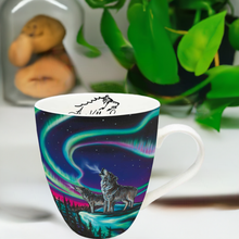 Load image into Gallery viewer, 18 Oz - Signature Mugs - Sky Dance Wolf Song