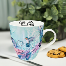 Load image into Gallery viewer, 18 Oz - Signature Mugs - Hummingbird Feathers