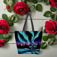 Load image into Gallery viewer, Tote Bags - Sky Dance Inukshuk