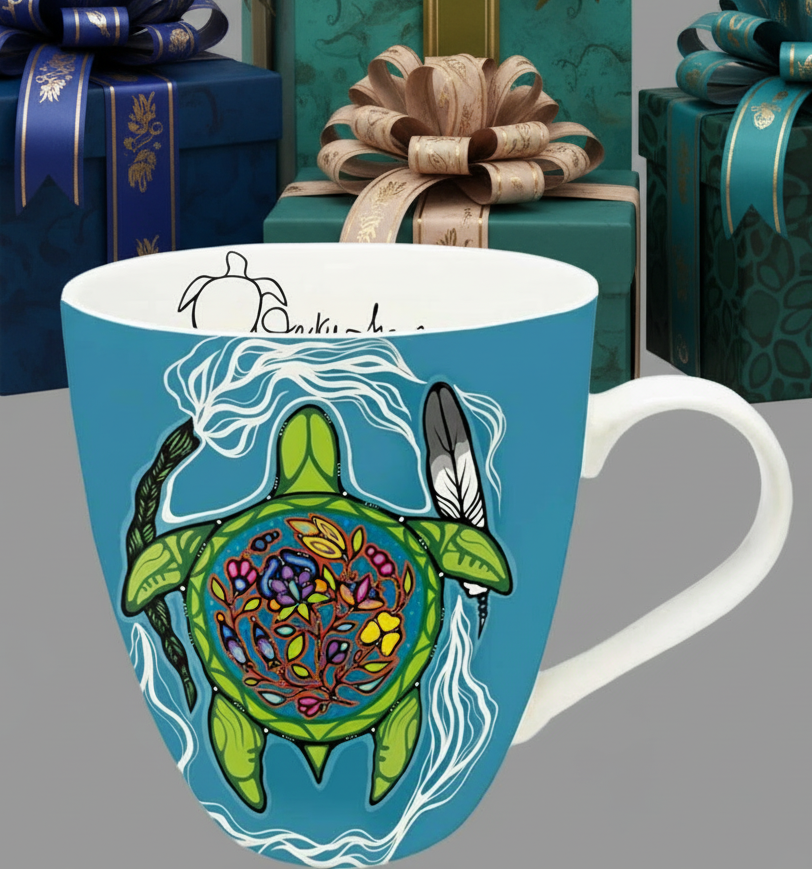 18 Oz - Signature Mugs - Prayers for Turtle Island