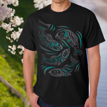 Load image into Gallery viewer, Unisex T-Shirts - Sacred Salmon