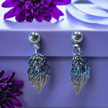 Load image into Gallery viewer, Mocs N More Earrings -Silver Leaf Earrings