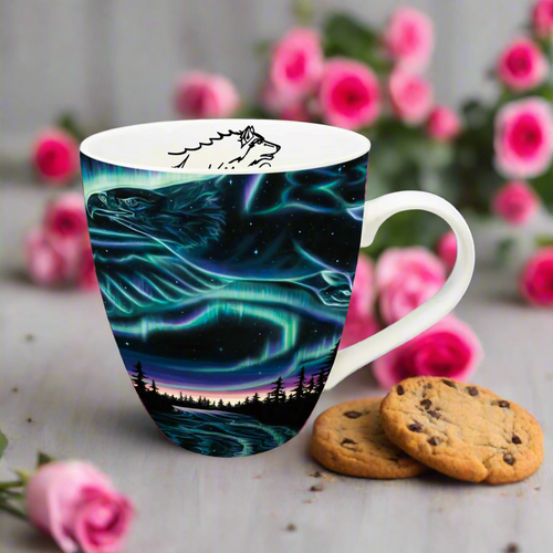 18 Oz - Signature Mugs - Sky Dance Eagle Over Sky