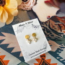 Load image into Gallery viewer, Mocs N More Earrings - Lucky Hummingbird