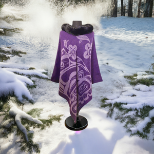 NEW Faux Fur Collar Cape - Spirit Messenger