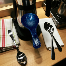 Load image into Gallery viewer, Blue Pearl Feather Spoon Rests