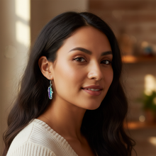 Load image into Gallery viewer, Healing Feather Earrings - Indigenous Model Studio