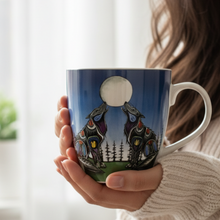 Load image into Gallery viewer, Howling Duo - Indigenous Model Bright Background