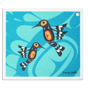 Eco Dish Cloths - Hummingbird