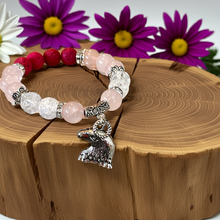 Load image into Gallery viewer, Mocs N More Totem Bracelets - Eagle Rose Quartz