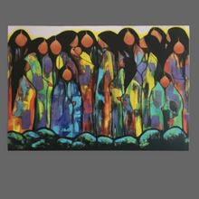 Load image into Gallery viewer, Where the Ancestors Meet - Indigenous Art Wall Plaque by Jackie Traverse