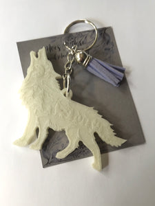 Mocs N More - Wolf Keychain