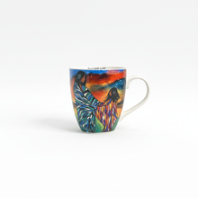 Load image into Gallery viewer, Studio product shot of Mother &amp; Daughter Indigenous art mug