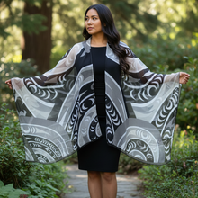 Load image into Gallery viewer, Indigenous model wearing Life wrap full length