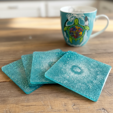 Load image into Gallery viewer, Inner Depths Coasters - Set of Four with Prayers for Turtle Island Mug