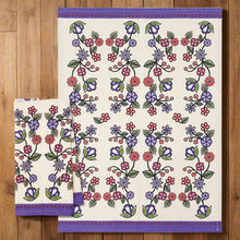 Load image into Gallery viewer, Tea Towels- Indigenous Design Ojibwe Florals