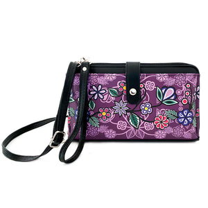 Smartphone Cross Body Bag - Ojibwe Florals