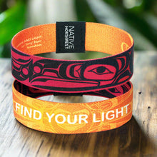 Load image into Gallery viewer, Inspirational Wristbands - Raven and Light
