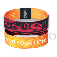 Load image into Gallery viewer, Inspirational Wristbands - Raven and Light