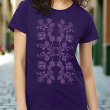 Load image into Gallery viewer, NEW Ladies T-Shirts - Ojibwe Floral