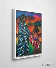Load image into Gallery viewer, ART Framed Canvas - Mother &amp; Daughter Limited Edition