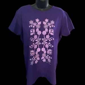 NEW Ladies T-Shirts - Ojibwe Floral