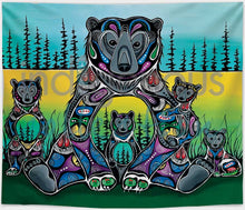 Load image into Gallery viewer, New Fleece Blanket - Bear Medicine