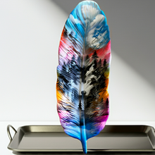 Load image into Gallery viewer, Feather Tray - Wolf Moon