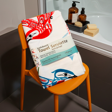Load image into Gallery viewer, Bath Towels - Garden of Hummingbird