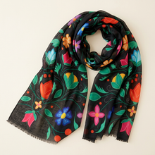 Load image into Gallery viewer, Scarf arranged in a soft flat lay