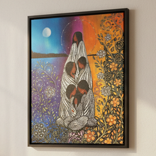 Load image into Gallery viewer, Seven Generations Framed Canvas - Limited Edition Indigenous Art by Betty Albert