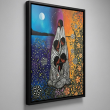 Load image into Gallery viewer, Seven Generations Framed Canvas - Limited Edition Indigenous Art by Betty Albert